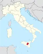 Lage innerhalb Italiens