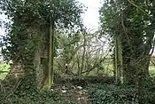 Eingang zur Schlossruine Romefort