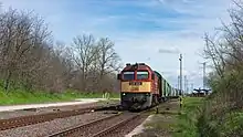 M62.5 beim Rangieren von Breitspurwagen (2023)