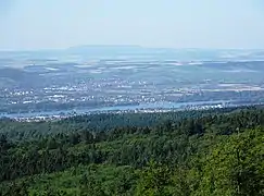 Aus 50 kmvom Taunussüdhang aus