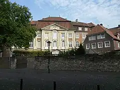 Münster, Erbdrostenhof, rückwärtige Ansicht