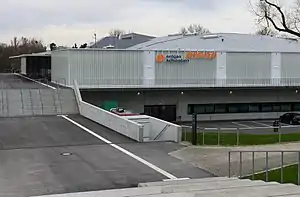 Eingangsbereich der Energie Schwaben Arena 2018