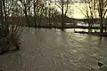 … bei Hochwasser