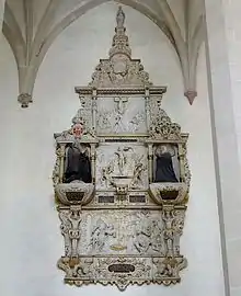 monumentaler Renaissance-Epitaph für Jacob Nafzer (1586)
