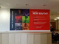 Erläuterungsschild der Ausstellung