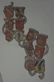 Wappen der Winkler von Mohrenfels in Eltersdorf