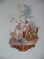 Deckenbild mit der Taufe Christi, signiert mit Huwyler 1903