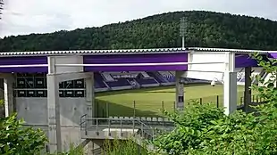 Blick auf das Erzgebirgsstadion (2018)