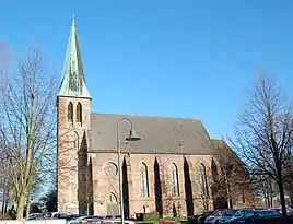 Außenansicht der Kirche St. Severinus in Esbeck