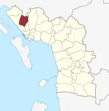 Lage des Sogn in der Esbjerg Kommune