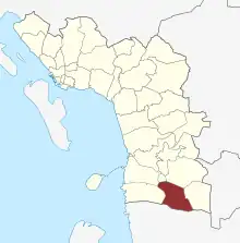 Lage des Roager Sogn in der Esbjerg Kommune