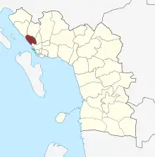Lage des Sædden Sogn in der Esbjerg Kommune