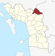Lage des Vejrup Sogn in der Esbjerg Kommune