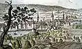 Zürich vom Burghölzli aus; 21. Januar 1783