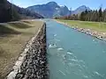 Aufweitung des Kanals bei Tschachen