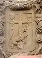 Wappen des Santiago-Ordensritters Don Juan Ramírez de Almarza