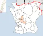 Lage der Gemeinde Eslöv