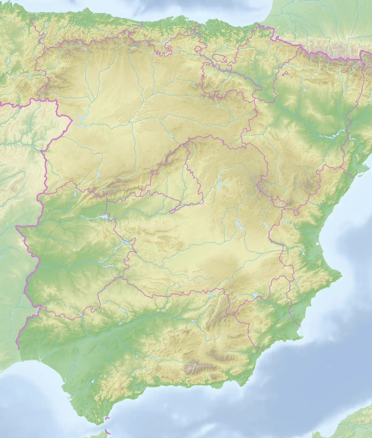Backsteinbauwerke der Gotik/Verteilung in Spanien (Spanien)
