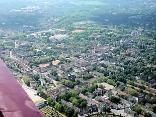Blick von Nordosten auf Essen-Altendorf (2009)