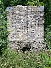 Kaminstumpf des Schachtes Wilhelm der Zeche Victoria