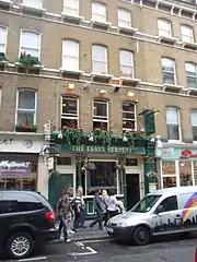 Fassade eines Pubs
