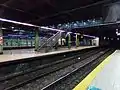 Die "Subte" Linie A an der Station Plaza Miserere