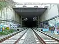 Nichteröffneter Haltepunkt Baricentro in Tunnellage
