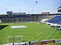Der Innenraum des Stadions etwa eine Stunde vor dem Spiel des Puebla FC gegen Atlas Guadalajara am 1. März 2009.