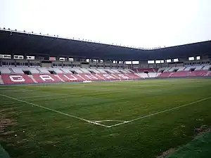 Der Innenraum des Estadio Las Gaunas