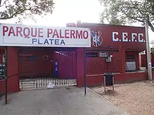 Der Estadio Parque Palermo im Juli 2014