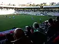 Blick in das Stadion beim Spiel Racing de Ferrol gegen den CD Cultural Areas im Februar 2011
