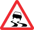 Nasse Fahrbahn