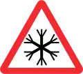 Schnee- oder Eisglätte