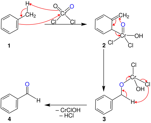 Reaktionsmechanismus der Etard-Reaktion