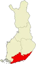 Lage in Finnland