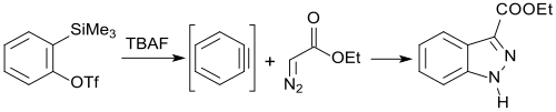 Ethyldiazoacetat EDA: Synthese von Indazolen
