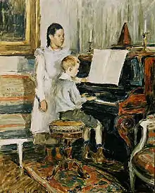 Étienne Moreau-Nélaton:Enfants au piano