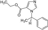 Strukturformel von Etomidat