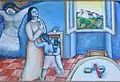 Ettore Gualdini: Die selige Isabel Canori Mora (linkes Seitenschiff)