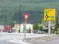 In Bjerkvik trennt sich die E&nbsp;10 von der nordwärts führenden E&nbsp;6.