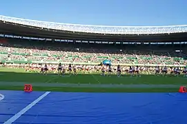 Finaltag der American-Football-Europameisterschaft 2014 im Ernst-Happel-Stadion