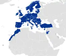 Destinationen von Ryanair