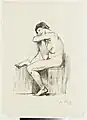 Weibliche Aktstudie, 1913