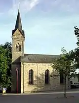 Evangelische Kirche, Blick nach Süden