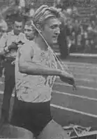 Europameisterin Ewa Kłobukowska – beidiesen Europameisterschaften auchZweite über 200&nbsp;Meter und Siegerin mit der4-mal-100-Meter-Staffel