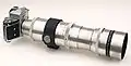 400&nbsp;mm Telemegor an Exakta Varex