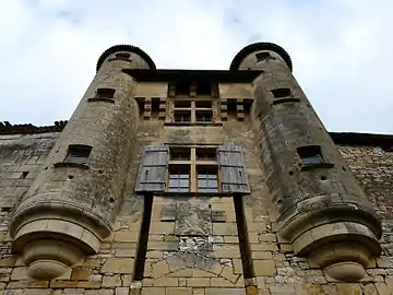 Eingang zum Schloss Excideuil