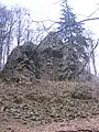 Exhelmerstein (Felsformation am Westhang des Wüstegarten)