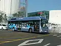 Hyundai New Super Aero City Brennstoffzellenbus auf der Expo 2012