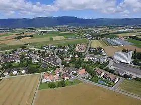 Luftbild von Eysins